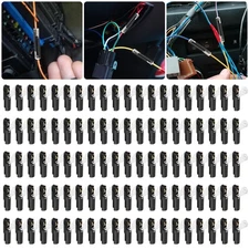 100PCS 1-Pin Crimp Pluggable Splice Terminal Wire Connectors Kit for AWG 18-16