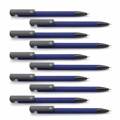 10x Original VW Kugelschreiber Kuli Stift Schwarz und blau 5H0087703C