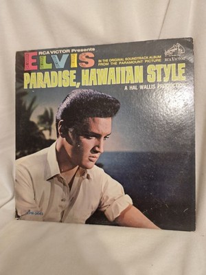 ELVIS PRESLEY Paradise Hawaiian Style OST LP 1966 Mono Vinyl RCA VG LPM 3643 