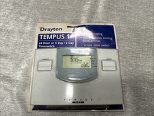 Drayton Tempus 1 Timeswitch 24hr or 5/2 Day Programming REF375