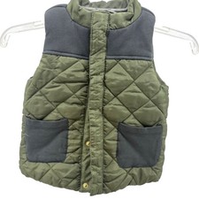 Tommy Bahama Quilted Vest Green and Gray Size 3T