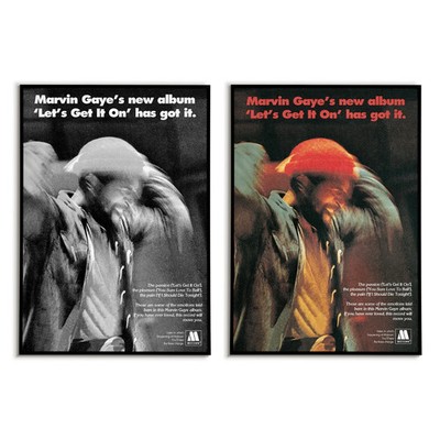 Marvin Gaye Let’s Get It On Retro Poster | eBay