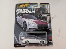 Hot Wheels Bentley Continental GT3 2018 Fast and Furious HNW46-956 H 1/64
