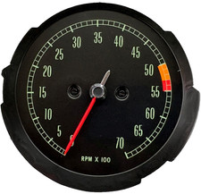 1965-1967 Corvette Tachometer Tach MECHANICAL 5600 RPM Redline RPO L75 L36 NEW