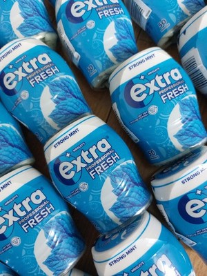 36 × Wrigley's Extra Professional Fresh Strong Mint Kaugummi   NEUER PREIS !!! 
