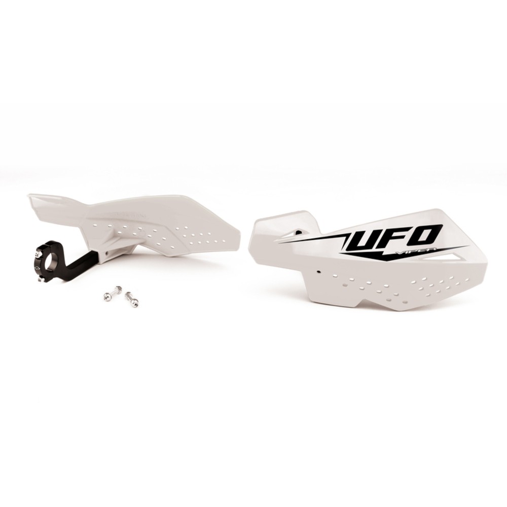 Ufo White Pm01660#041 - Viper 2 Motocross Universal Hand Guards - Image 2