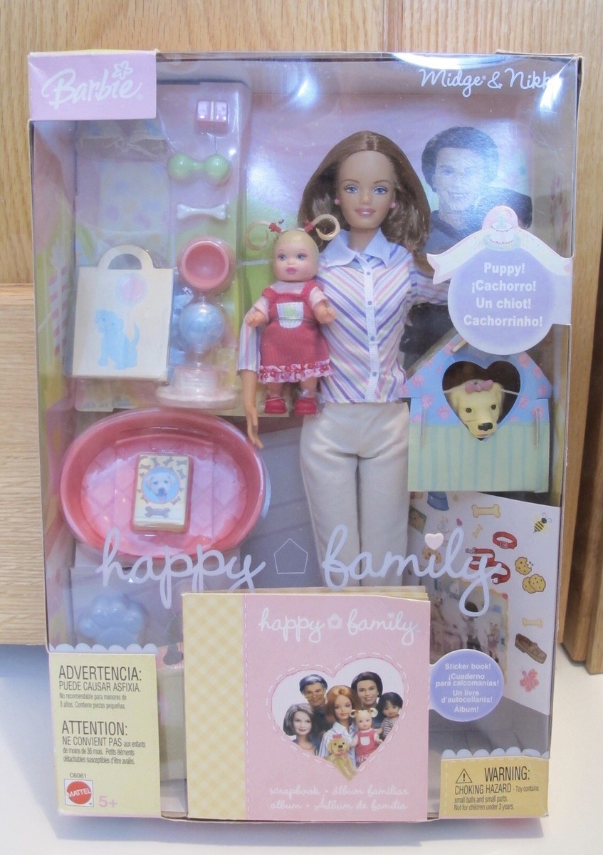 Mattel Happy Family Neighborhood Midge and Nikki 1st Birthday for
