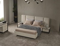 Bett Design MöBel Bett 2X Nachttische 3 Tlg Schlafzimmer Set Luxus Betten