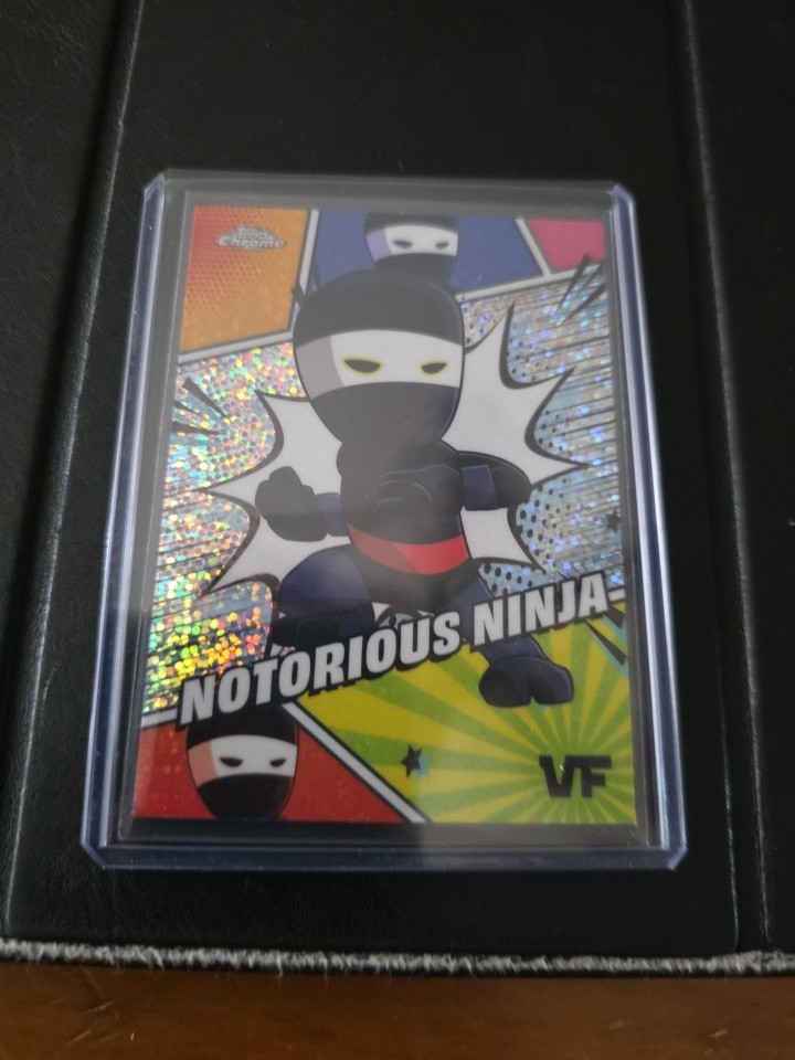 2025 Topps Chrome Veefriends NOTORIOUS NINJA Manga Speckle 