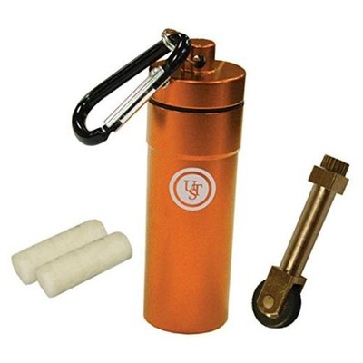 Stoke Kit with Micro SparkWheel Fire Starter and Two Light-Me Tinder Pieces