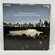 Barbra Streisand A Happening in Central Park Laserdisc Live Concert 1967