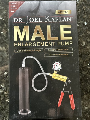 #ad #ad 2quot; METAL Hand Pump Dr. Joel Kaplan Male Enlargement Vacuum Pump Penis Pump $45.00