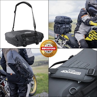 Oxford Aqua Pro DE20 wasserdichte Motorräder Rolltasche Motorrad Hecktasche schwarz