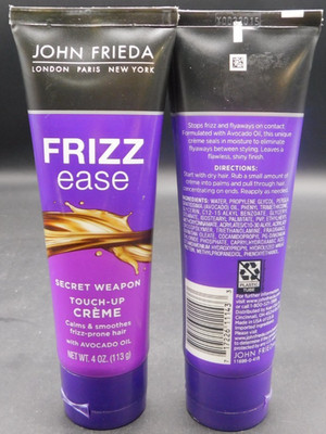2PK JOHN FRIEDA Frizz-Ease touch up creme 4oz each NEW & UNUSED