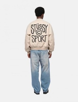 Stüssy SPORT MELTON VARSITY JACKET かつき Stüssy SPORT MELTON VARSITY JACKET かつき Stussy Sport Melton