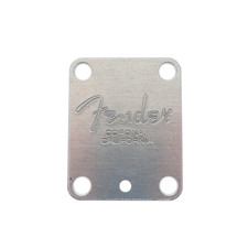 Fender American Electric Guitar Neck Plate Un-Plated Steel Neckplate