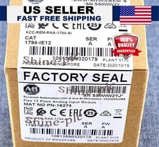 New Factory Sealed AB 1794-IE12 SER A Flex 12 Point Analog Input Module 1794IE12