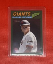 2026 Topps Heritage Rafael Devers Dark Green Parrallel