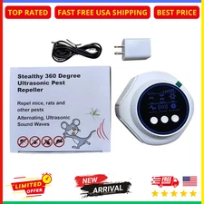 Ultrasonic Pest Repeller for Mice, Rats, Bugs & Rodents – Indoor Electronic