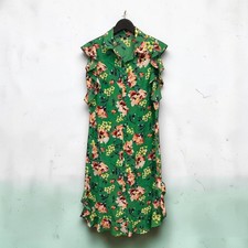 Lauren Ralph Lauren Romantic Floral  Botanical Garden Flutter Midi Shirt Dress 8