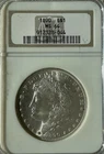 NGC 1890 Morgan Silver Dollar, Graded MS64