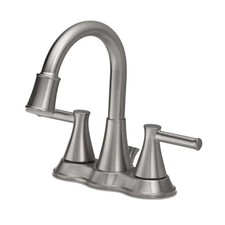 Oakbrook Led Bathroom Sink Faucet Two Handle Brushed Nickel