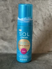Sol by Jergens Sunless Self Tanner Mousse No Wait Tropical Instant Color Deep