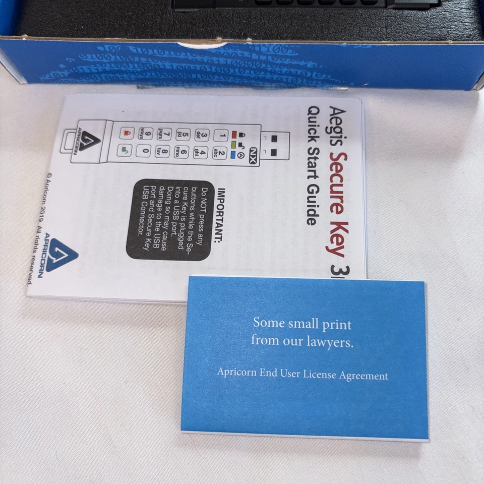 Apricon Aegis Secure Key 3NX: Software-Free 256-Bit AES XTS ASK3-NX-8GB - Image 3 of 4