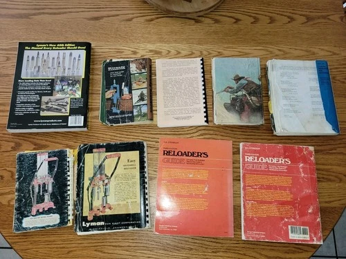 Reloading Book Lot Lyman Speer Hornady Reloaders Guide 9 Manuals image 2