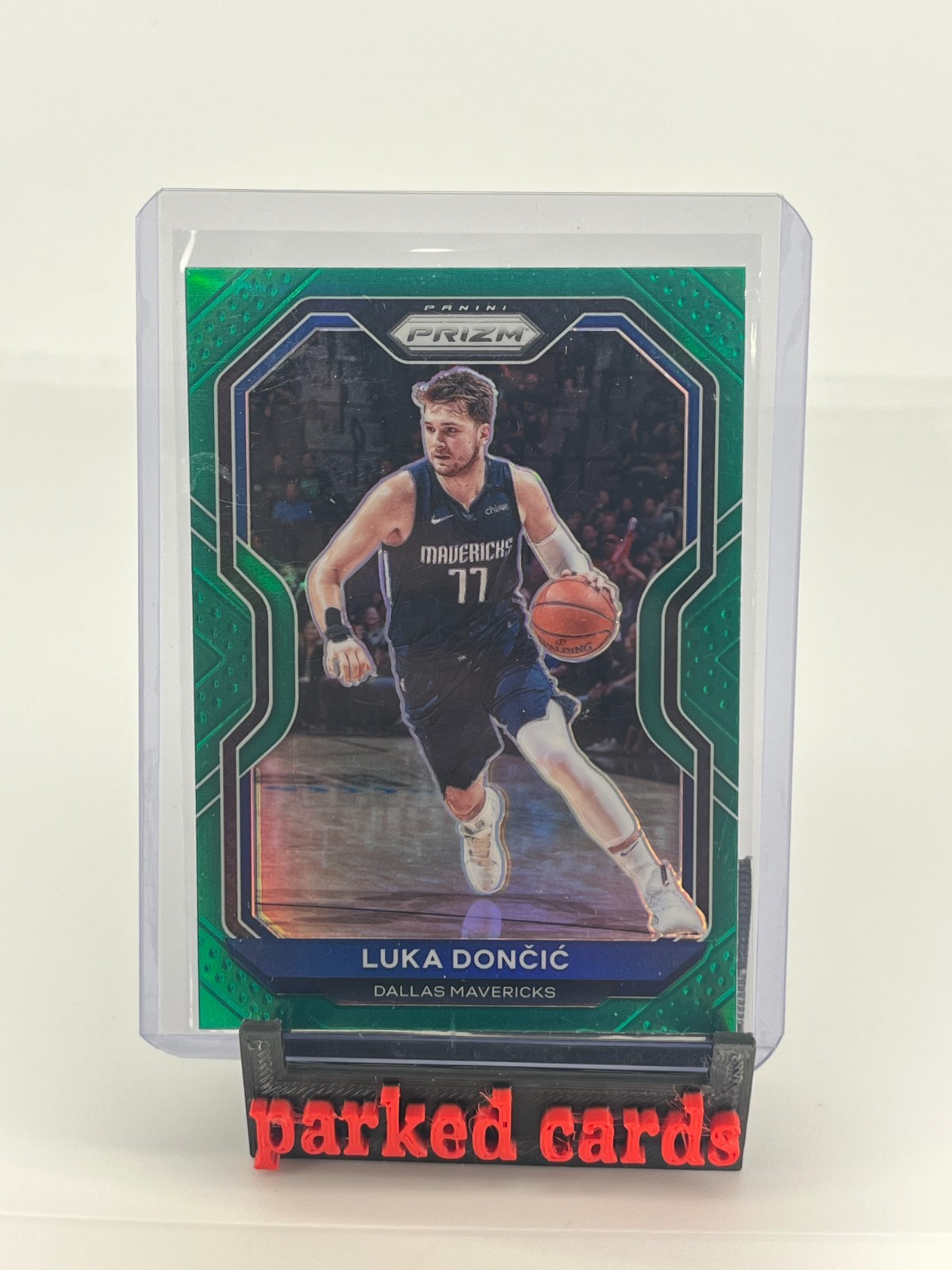 Luka Doncic- 2020-21 Panini Prizm #32 Green Prizm
