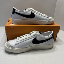 Nike Womens Blazer Low '77 Vintage White Black DC4769-102 SIZE 6