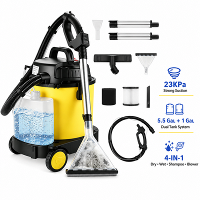 #ad Vacmaster 5.5 Gallon 5.5 HP Wet Dry Car Vacuum Cleaner Upholstery Shampoo 4 IN 1 $119.99
