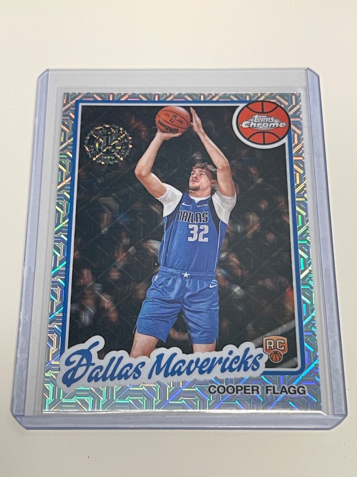 2025-26 Topps Cooper Flagg Chrome Mojo Refractor RC #TC-CF Dallas Mavericks