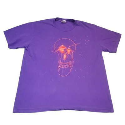 Supreme Ralph Steadman Skull Tee Purple SS22 Box Logo T-Shirt Size