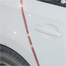 4PCS Car Door Edge Guards Protector, Auto Side Door Anti-Collision Crash Pink