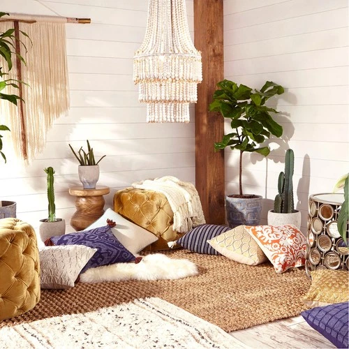 Cyan Design 09608 Venice Antique White Blue Accents Planter, Small - Picture 8 of 11