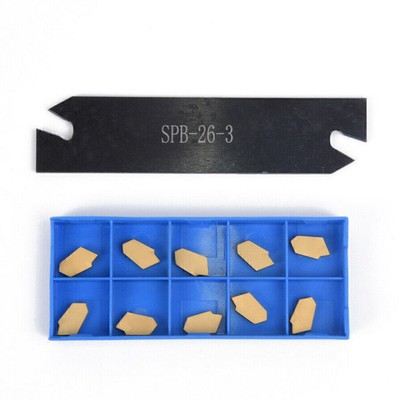 1Satz SPANNBLOCK Mit ABSTECH-SCHWERT(26mm) + GTN 3 Stechplatten MIT RECHNUNG DHL