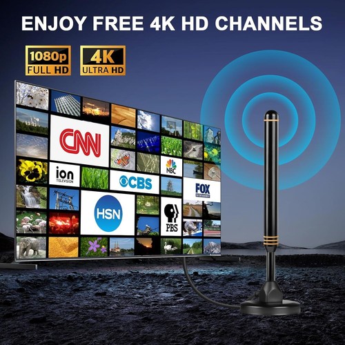 Aerobunny TV Antenna Indoor Antenna for Smart TV for Long Range Reception - Afbeelding 6 van 7
