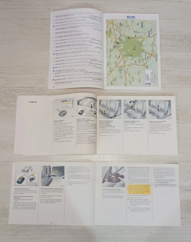 Libretto Uso E Manutenzione Opel Corsa C Istruzioni Anno 00/06 Manuale Istruzion - Immagine 2 di 4
