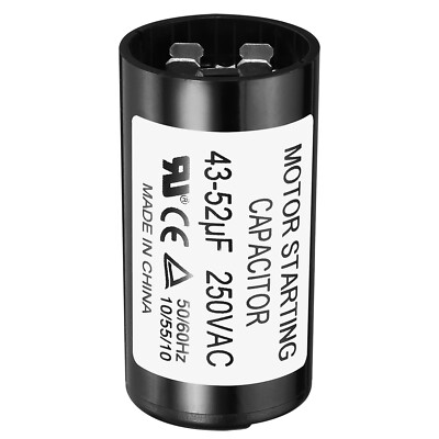 Motorstartkondensator, 43-52uF/Mfd 250V 50/60Hz CD60 Betriebskondensator
