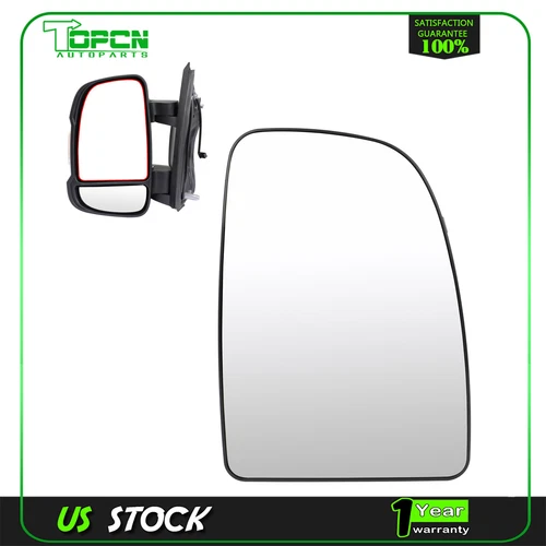 14-21 Passenger Side Mirror Glass with Heated For Ram ProMaster 1500 2500 3500