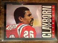 1985 Topps #321 Raymond Clayborn New England Patriots