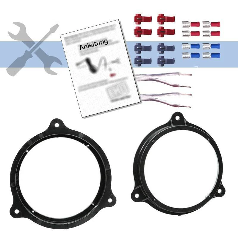 JBL Auto Lautsprecher Boxen 16,5cm 2-Wege für Smart For Two (BR453/BR451) alle - Bild 2 von 4