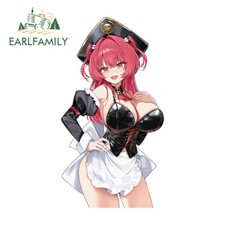 EARLFAMILY 5.1" Mast Goddess of Victory Girl Car Sticker Fashionable Host Decal