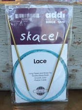 addi Turbo  LACE Circular Knitting Needles Skacel US 1 2.5 mm 47" 120cm 