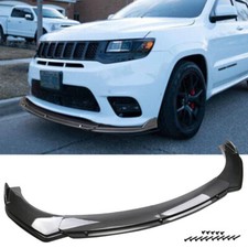 For Jeep Grand Cherokee Srt Srt8 Front Bumper Lip Splitter Spoiler Carbon Fiber For Jeep Grand Cherokee Srt Srt8 Front Bumper Lip Splitter Spoiler Carbon Fiber