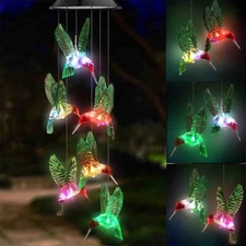 Hummingbird Wind Chime, Garden Decor Unique Gift for Mom/Grandma/Wife/Girlfriend