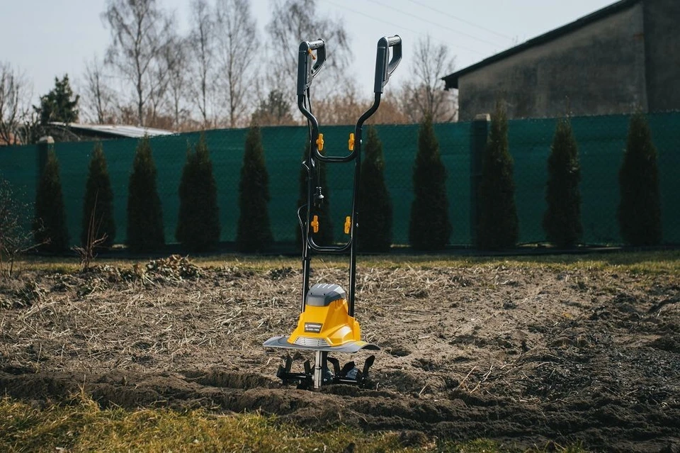 Elektro Motorhacke Gartenfräse Gartenhacke Bodenfräse Kultivator Ackerfräse 36cm - Bild 4 von 4