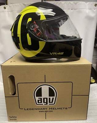 AGV K3SV 46 HELMET - BLACK/YELLOW - XXL