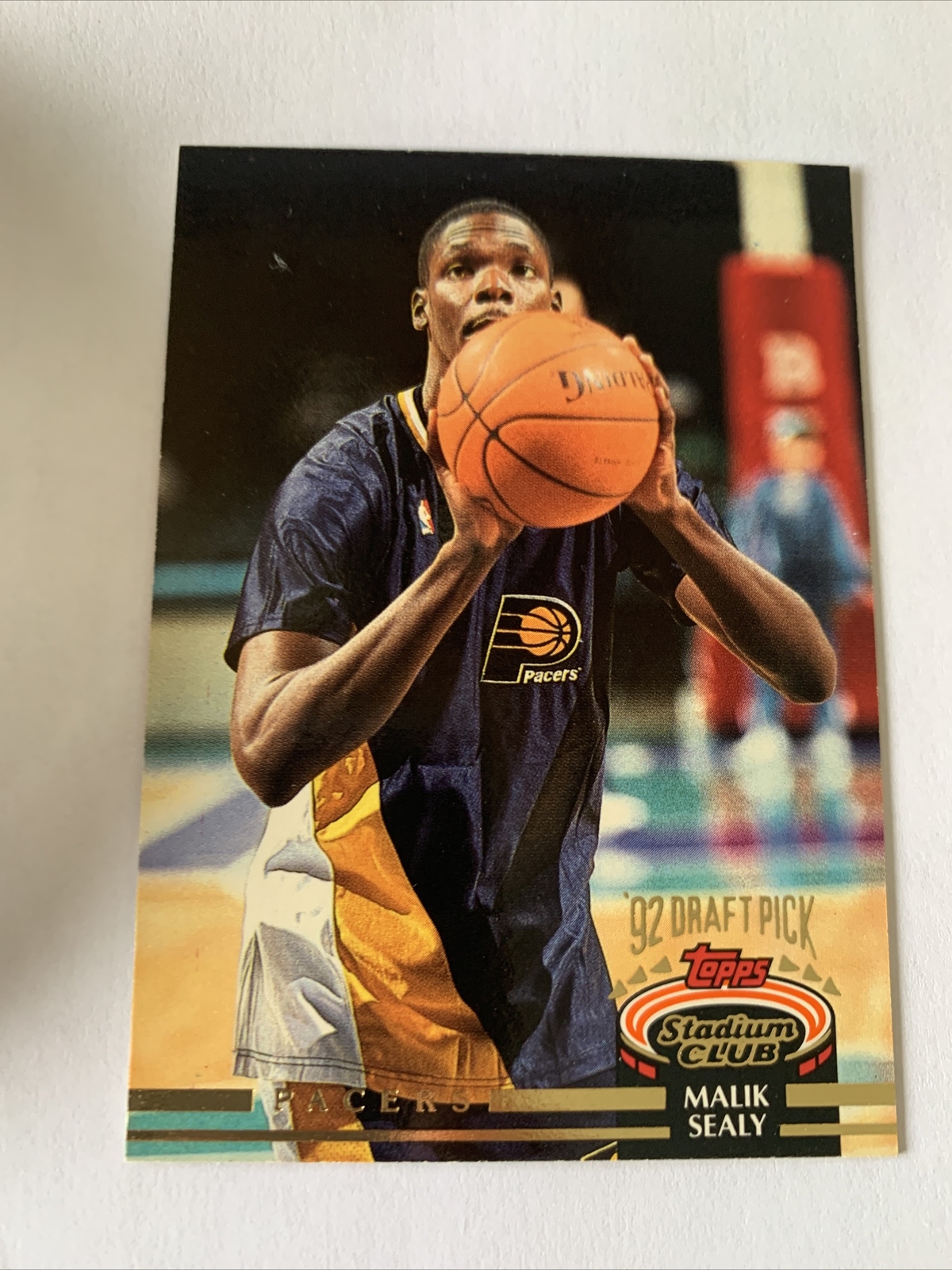 1992-93 Stadium Club Rookie Card #254 Malik Sealy Indiana Pacers NmMt ...